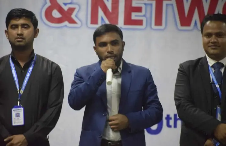 Speaking at the youth network conference