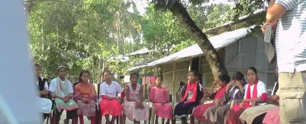 Courtyard session with women in Cox's Bazar