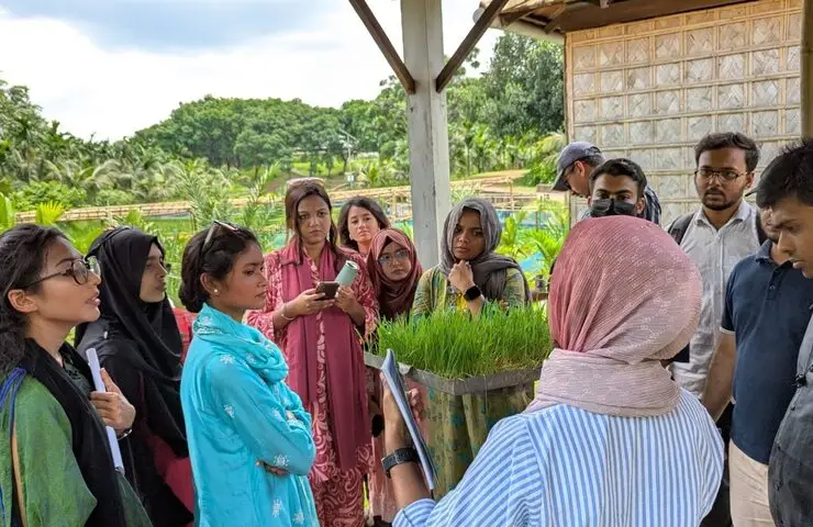 Field research with women farmers